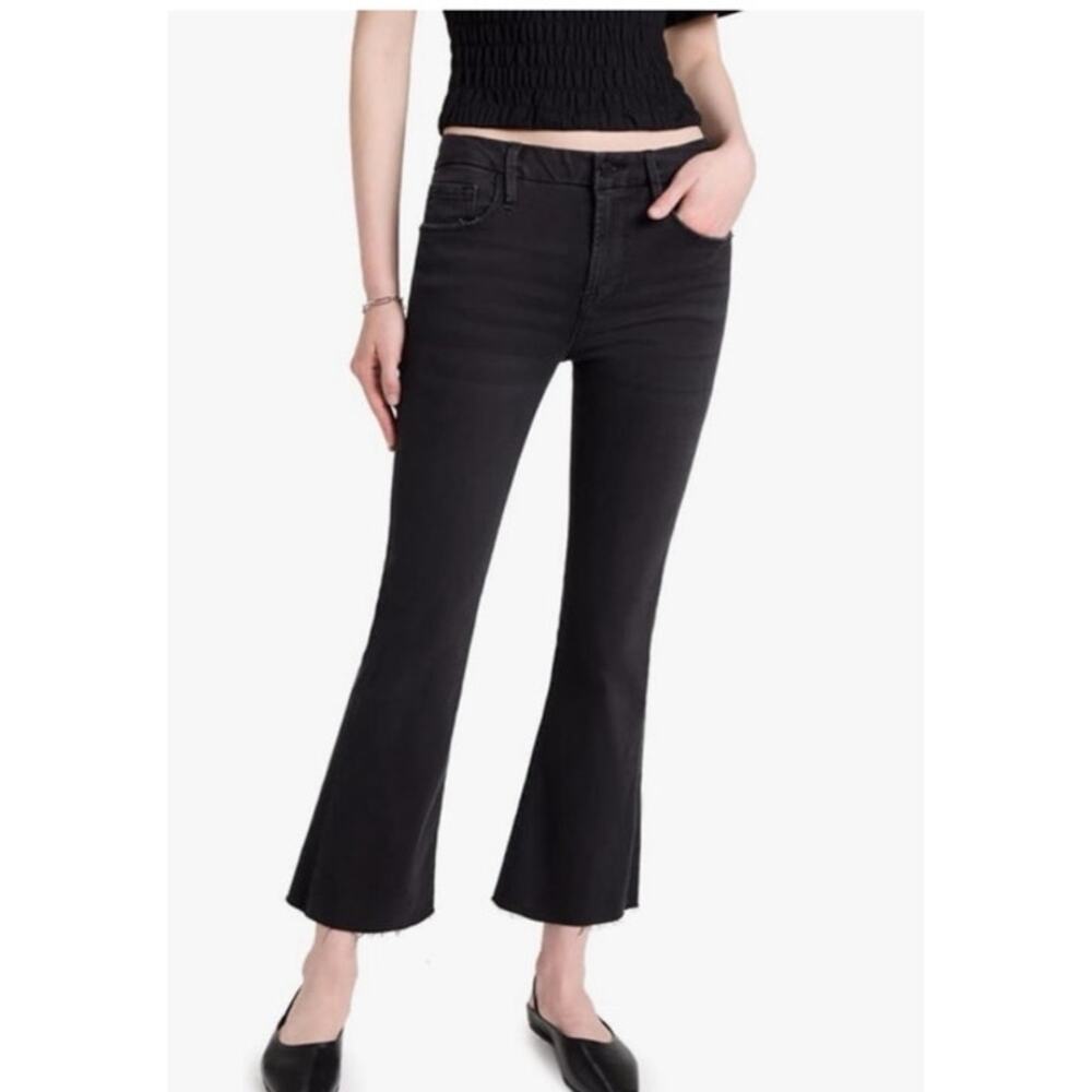 Frame Black Le Crop Mini Boot Jeans sz 27
